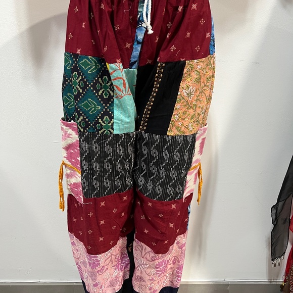 COPY - Unisex handmade boho hippie aladdin alibaba harem yoga pants one size wo… - Picture 3 of 6